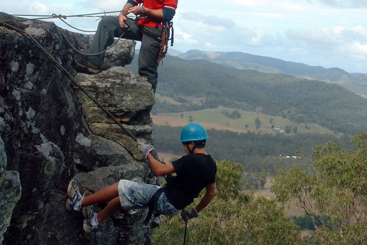 Abseiling