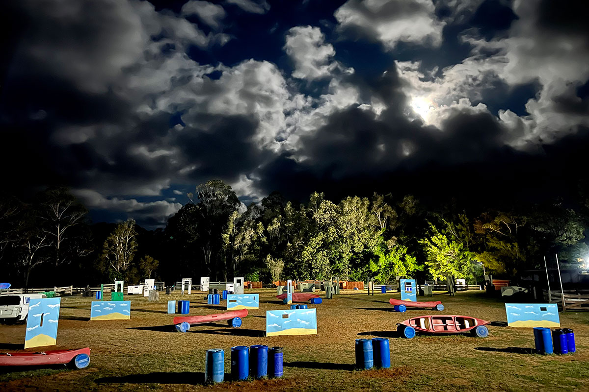 Laser Tag in the dark